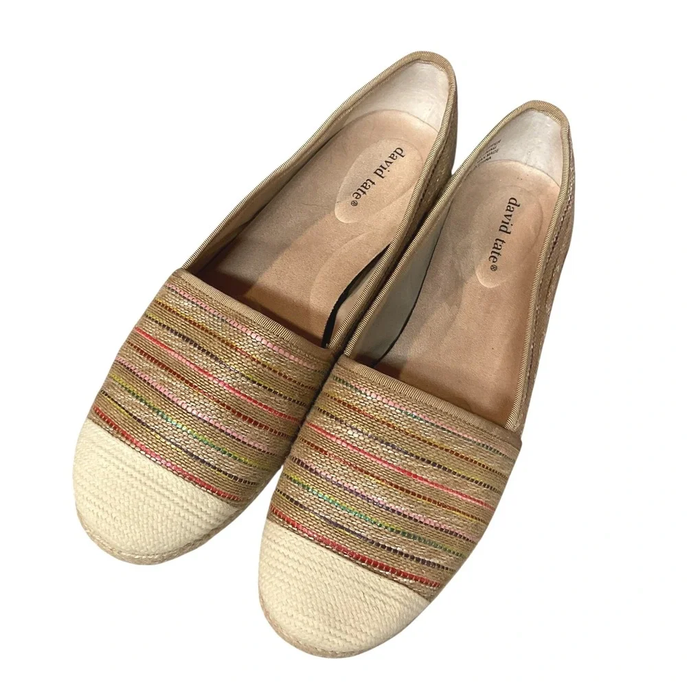 David Tate Women's Paradise Rounded Cushioned Slip-on Espadrilles Size‎ 13W